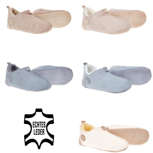 Damen pantoffeln echtes - damen, leder