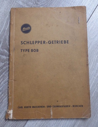 Hurth schleppergetriebe 808 - hurth,