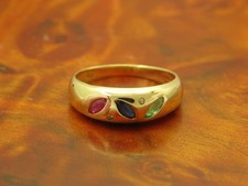 14kt 585 Gelbgold Ring mit