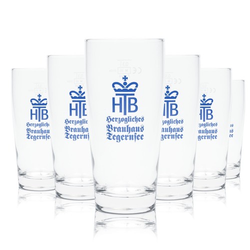 Tegernsee bier glas 3l - 6x,