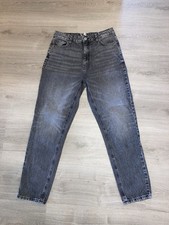 Amisu Jeans High Rise Mom Jeans Gr. 40 Grau Boyfriend