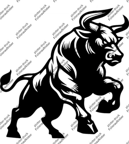 Dekor aufkleber stier bulle - dekor,