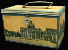 Seltene Alte Box Zinn Werbung Kekse GAL - ROM