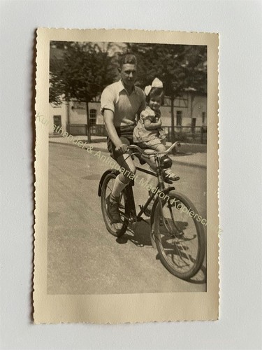 Orig foto ulm 1940 fahrrad - foto,