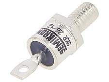 SKR26/12 Diode: Gleichrichter mit Schraubverb 1200V 1,55V 25A M6 SEMIKRON