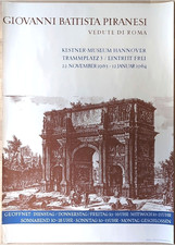 Poster Plakat - Giovanni Battista Piranesi Architektur Siebdruck Hannover 1964