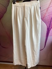 CIDER Damenhose mit weitem Bein - Gr. XS - CREME WEISs- neu