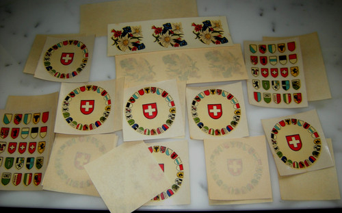 Schweiz wappen alpenblumen - schweiz,