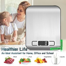 Digitale Küchenwaage 10kg/1g Haushaltswaage Digitalwaage mit Tara Funktion