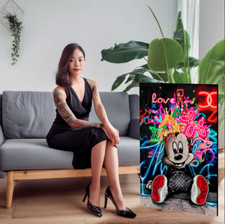 Kunstwerk  "Black Lights" auf