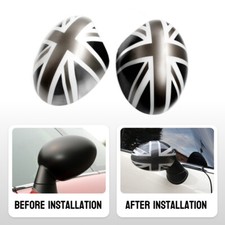 Grey Mirror Caps Covers Outer