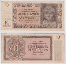 Kronen banknote protektorat - banknote,