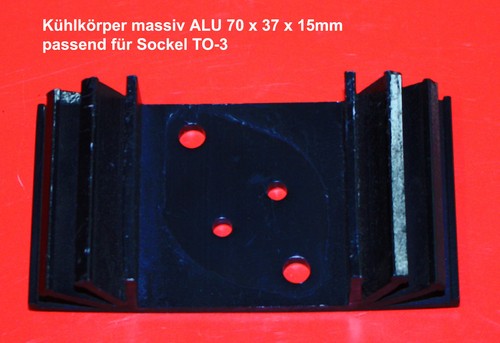 Alu kühlkörper gußaluminium - alu,