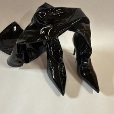 Kinky Lack Overknees Stiefel