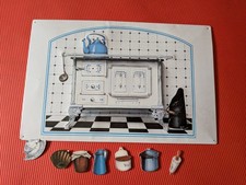 Retro Nostalgie Blechschild - Küche mit Magneten und einzelnen Motiven