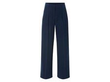 esmara® Damen Palazzohose, mit hoher Taille (navy, 40) - B-Ware neuwertig