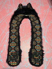 Spirithoods RARE BLACK WOLF 2011 Unisex Furry Hood