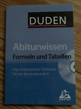 Duden Formeln u Tabellen: Das elektronische Tafelwerk f die Sekundarstufe II 