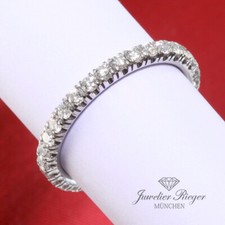 Cartier Ring Etincelle Platin 950 Diamanten Brillanten ca0,93 ct. Gr 58 Trauring