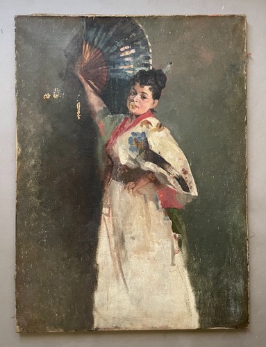 Frau fächer öl - frau,