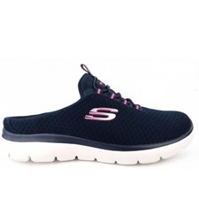 Skechers Summits Swift Step navy Damen Clogs in Blau