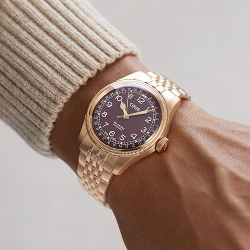 Oris big crown bronze zeiger - big,