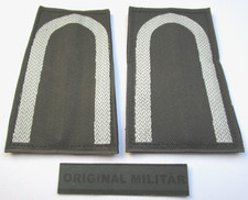 KLETT Schulterschlaufen Heer Unteroffizier weiß/oliv Dienstgrad Rang Abzeichen 