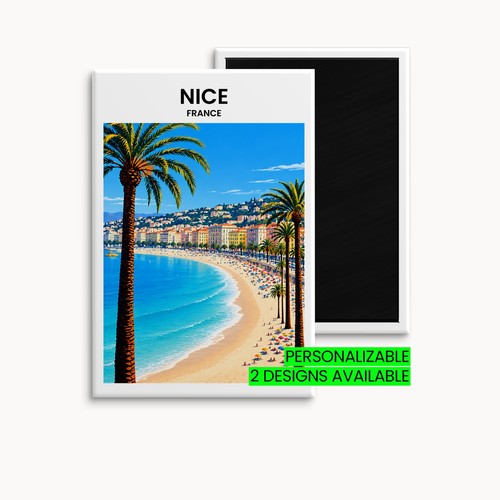 Nizza kühlschrankmagnet - nizza,
