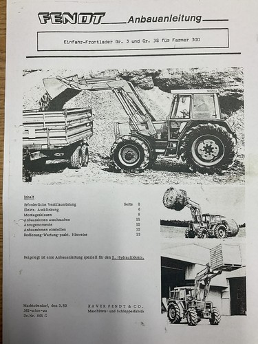 Anbauanleitung fendt - anbauanleitung,