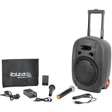 Ibiza Sound PORT8UHF-MKII-TWS 8" 400W Bluetooth tragbares PA-Lautsprechersystem