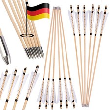 12x holzpfeile jagdpfeile - holzpfeile,