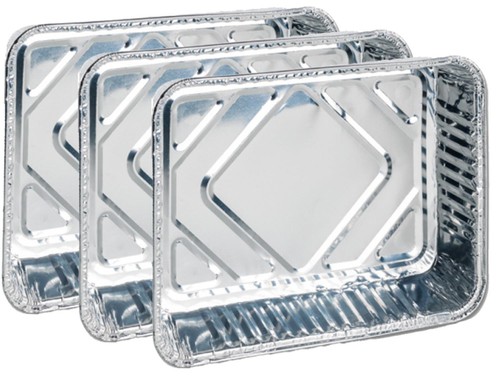 Auflaufform 3er aluminium - 3er,