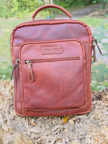 Herren rucksack echtleder - herren,