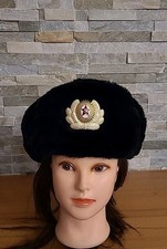 Vintage.Russian USSR Military Authentic, Wintermütze .Uschanka Gr.59 Ungetragene