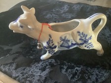 Milchkännchen Kuh blau weiß