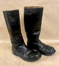 Alt Lederstiefel / Stiefel /