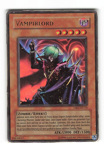 Yugioh vampirlord db2 de116 - yugioh, db2-de116