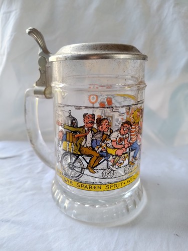 Antiker glaskrug bierkrug - glaskrug, |