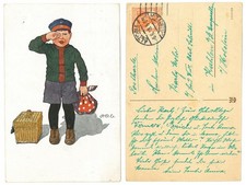 (AK54)   Künstlerkarte von