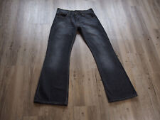 Lee Denver Flare/ Bootcut Jeans W33 L32 BLACK AGED/ USED SCHLAGJEANS LB512