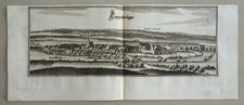 Burg Coppenbrügge Fürstl. Amthau Topographia Lüneburg EA Merian Kupferstich 1653