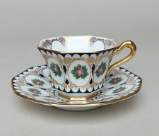 Mokkatasse mit UT PT BAVARIA Tirschenreuth Porzellan Handmalerei GESCHÜTZT alt