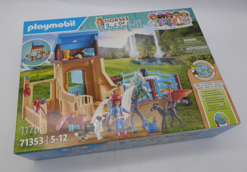 Playmobil horses waterfall - horses,