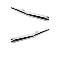 OEM Chrom Stahl Auspuff Set