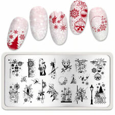 Xmas Stamping Schablone 25 Weihnachten Advent Winter Geometrisch Stempel Platte