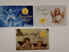 Komplett-Set 3 Goldmünzen 999 Coincards "Guardian Angels" 1/1000oz