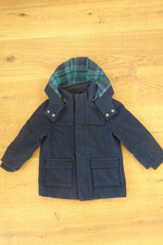 Übergangsjacke Jungen Dufflecoat blau Größe 98