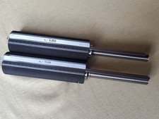 2 Stück O- Cord Gutlehrring Meßdorn M10X1-j/g und M12X1,5-h/g; 787-188; 1084-283