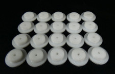20x Stirnzahnrad Kunststoff  | Modul 0,5 | gerade verzahnt | 60 Zähne | Ø 31mm