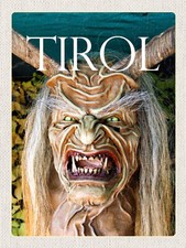 Schild Tirol Perchten Krampus